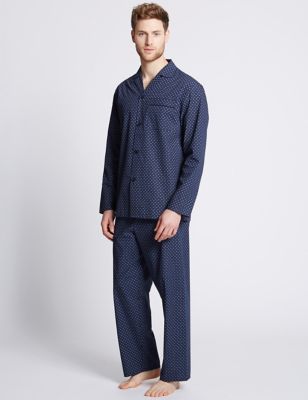 Cotton Blend Easy Care Printed Pyjamas